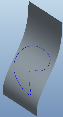 ProE怎么创建投影曲线? ProE投影草绘的创建教程