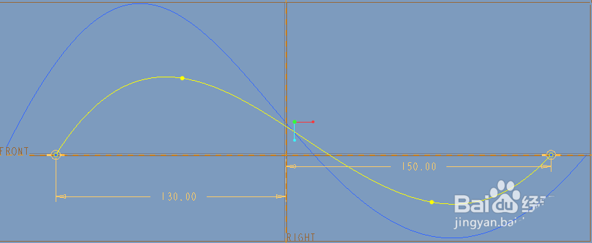 ProE怎么创建创建双向边界混合曲面?