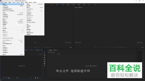 pr软件中序列的长宽比如何固定