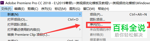 pr软件中如何给视频打码