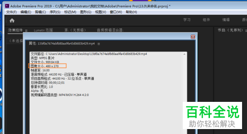pr怎么将导入视频大小设置与屏幕大小一致