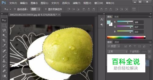 PS抠图选区图片放大后，怎么移动图片抠图选区