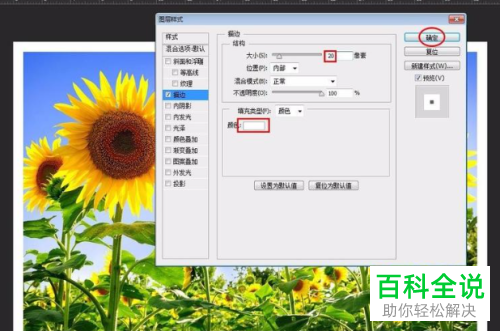 PS如何给图片添加白色边框