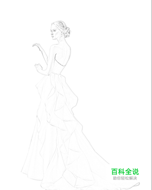 PS如何快速让图像变成素描，线稿提取