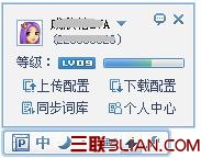 QQ拼音个人信息面板