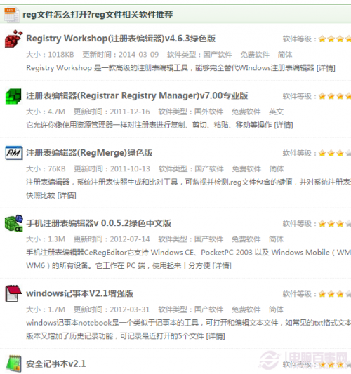 reg文件如何打开?