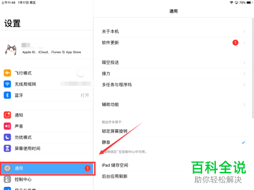 如何查看iPad软件版本