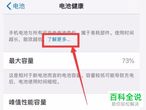 如何查看iPhone手机电池最大容量