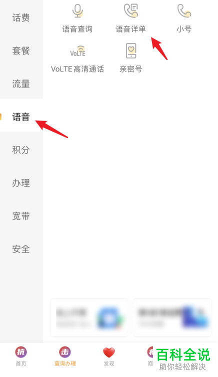 如何查看电信号码的语音通话详单