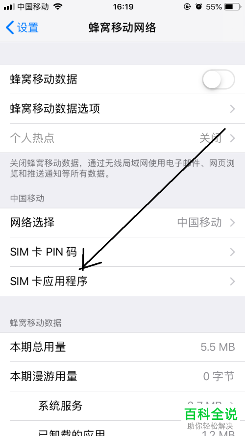 如何查看iPhone苹果手机中sim卡的存储空间