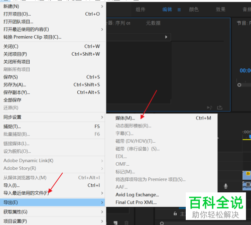 如何查看Premiere PR软件中导出的文件