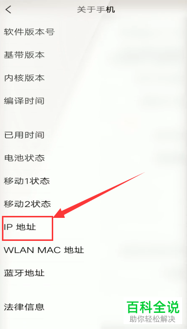 如何查看手机的ip地址