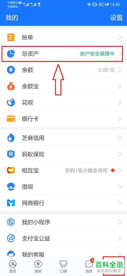 如何查看支付宝的备用金额度