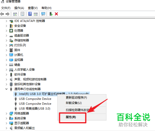 如何查找win10系统中的usb驱动