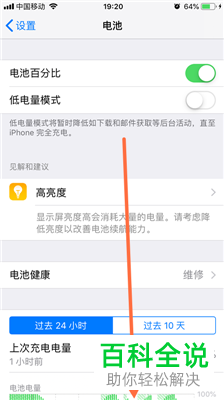 如何查看iPhone苹果手机各应用的电池用量比重？