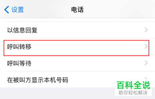 如何打开和设置苹果手机iPhone呼叫转移功能