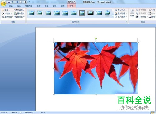 如何调整word文档内图片的亮度