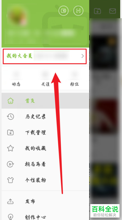 如何更改手机版哔哩哔哩中大会员的挂件