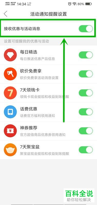 如何关闭拼多多优惠与活动消息
