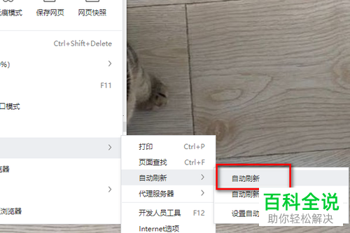 如何关闭360安全浏览器自动刷新功能