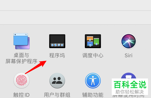 如何关闭Mac电脑程序坞放大图标功能