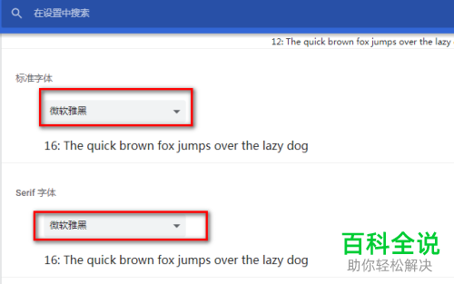 如何更改电脑版谷歌浏览器中字体的样式和大小
