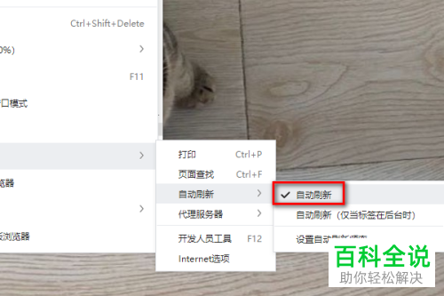 如何关闭360安全浏览器自动刷新功能
