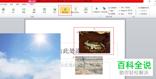 如何给PPT中的图片设置一个一个显示