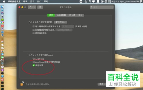 如何给苹果Mac电脑设置允许任何来源
