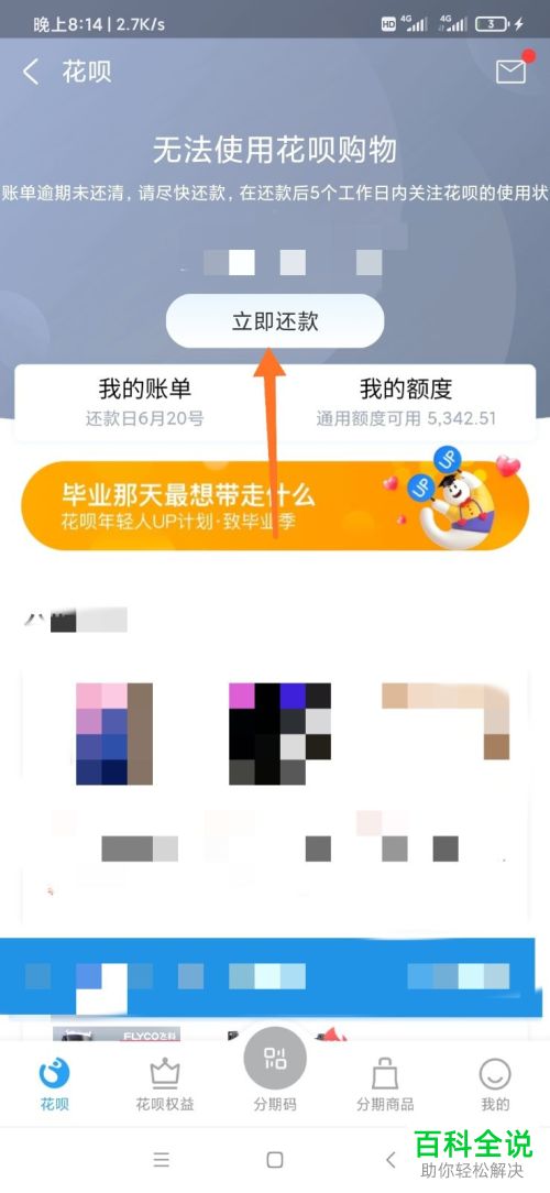 如何解决无法使用花呗购物问题