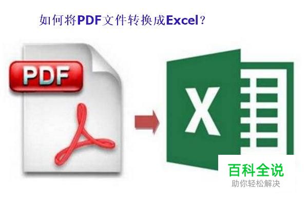如何将pdf转换成excel教程