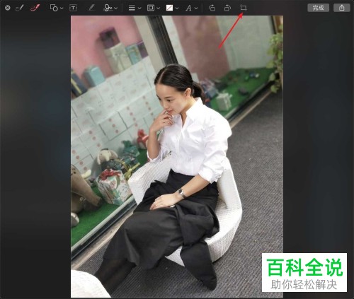 如何剪裁苹果电脑上的照片？