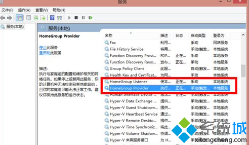 如何禁用Win8.1家庭组?