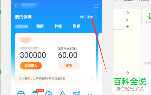 如何开启手机支付宝app内的账户安全险