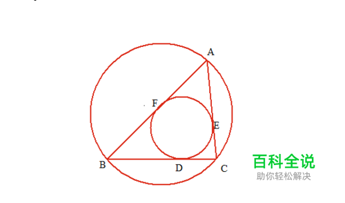 如何快捷画出三角形的内切圆和外接圆？