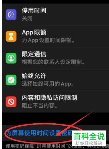 如何开启iPhone手机停用时间功能