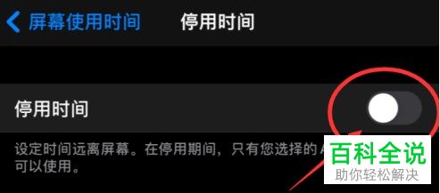 如何开启iPhone手机停用时间功能