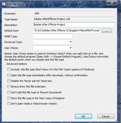 如何快速恢复AE默认文件关联的正确图标
