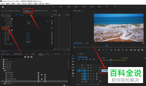 如何利用PR软件来裁剪视频画面的大小?