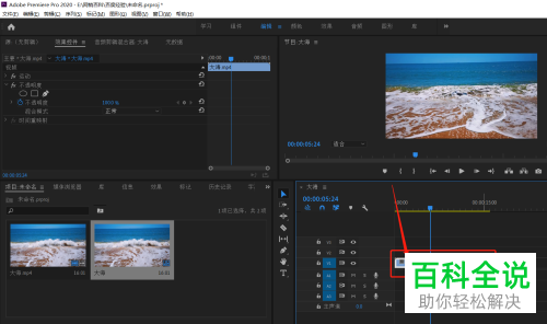 如何利用PR软件来裁剪视频画面的大小?