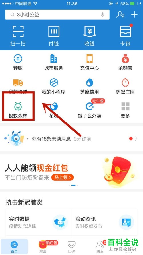 如何领取支付宝蚂蚁森林中的雨水挂件并设置挂上