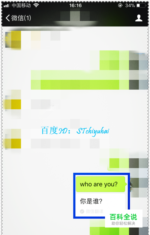 如何利用微信自带的翻译功能进行聊天