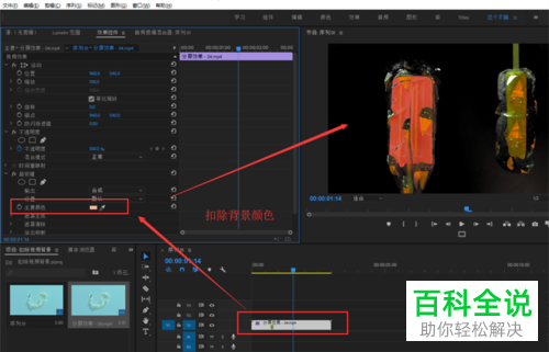 如何Premiere APP消除小视频的背景颜色