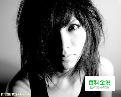 如何拍摄经典黑白独眼人像