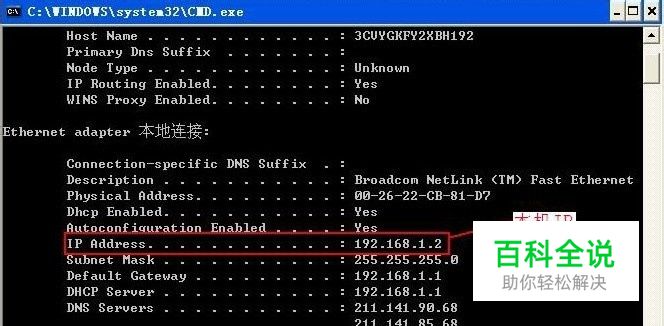 如何ping本机的IP地址？