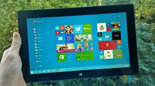 如何启用Win10 build 9879中的新版开始屏幕的教程