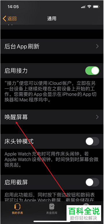 如何启用Apple Watch抬腕唤醒功能