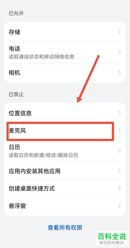 如何启用手机应用麦克风权限