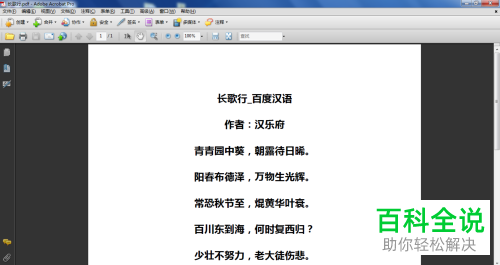 如何使用口令给PDF文档加密