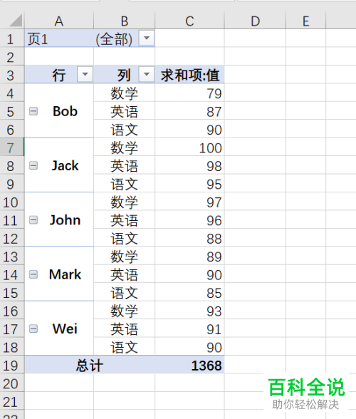 如何使用Excel表格中的数据透视表进行转置